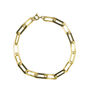 George Long Link Gold Plated Silver Or Silver Bracelet, thumbnail 5 of 6