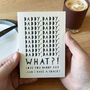 Funny Daddy Snack, Birthday Card, thumbnail 2 of 5