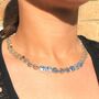 Organic Nugget Sterling Silver Bracelet, thumbnail 3 of 12