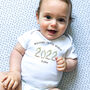 Personalised Birth Year Baby Grow, thumbnail 2 of 2