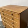 1950s French Mid Century Chest Of Drawers, thumbnail 8 of 12