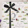 Three Sheets Of Bugs 2nd Birthday Wrapping Paper, thumbnail 1 of 2