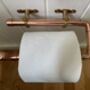 Handmade Copper Toilet Roll Dispenser, Holder, thumbnail 7 of 8