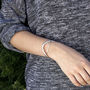 Sterling Silver Infinity Bangle, thumbnail 3 of 5