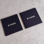 Personalised Leather Coasters – Anniversary Gift For Couples, thumbnail 3 of 12