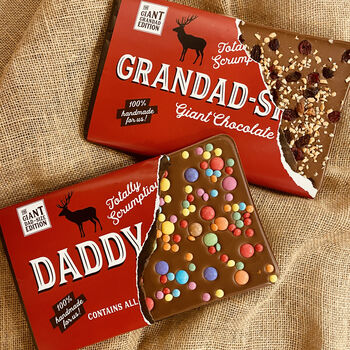 Giant Dad Sized Personalised Chocolate Bar, 2 of 5