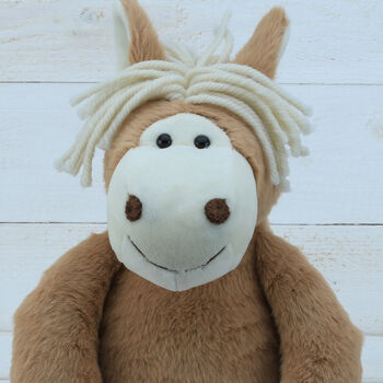 Haffi Pony Door Stop With Personalised Keyring, 5 of 10