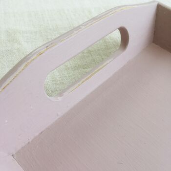 Vintage Wooden Hand Painted Tray ~ Two, 6 of 8