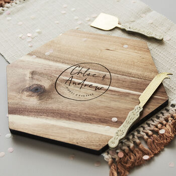 Personalised Couples Chopping Board, 4 of 7