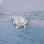 Sterling Silver Turtle Pendant, thumbnail 4 of 5