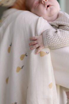 Pears Large Swaddle Muslin, 7 of 8