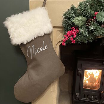 Christmas Stockings And Sacks Personalise With Name, 6 of 11