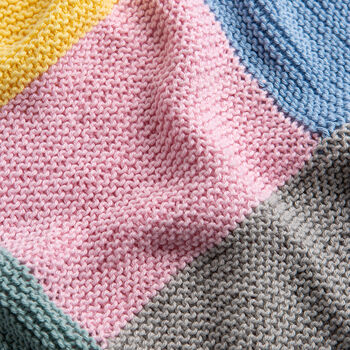 Log Blanket Easy Knitting Kit, 7 of 8
