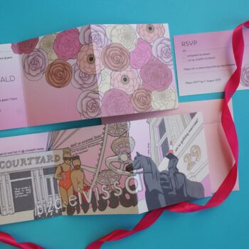 Personalised Your Story Wedding Invitation, 6 of 10