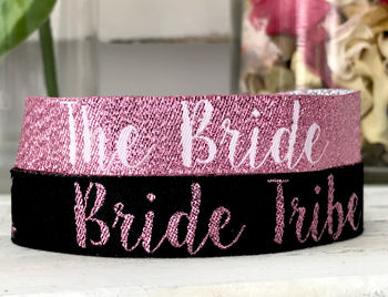 Bride Tribe Rose Gold Hen Party Wristbands, 2 of 8