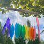 Rainbow Glass Wind Chime, thumbnail 2 of 7