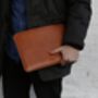 Slim Leather Macbook Sleeve Case, thumbnail 8 of 12