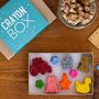 Set Of Nine Gift Boxed Farm Themed Wax Crayons, thumbnail 1 of 6