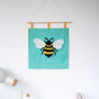 Bumblebee Punchneedle Wall Hanging, thumbnail 1 of 5