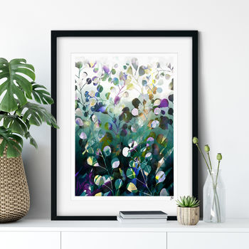 Midnight Botanica Floral Fine Art Giclée Print, 2 of 6
