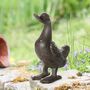 6th Anniversary Iron Duck Garden Ornament, thumbnail 1 of 9