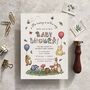 Winnie The Pooh Personalised Baby Shower Invitations, thumbnail 6 of 7