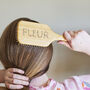 Personalised Fully Floral Paddle Hair Brush, thumbnail 1 of 1