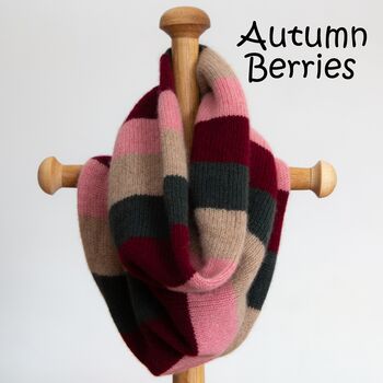 Pure Cashmere Cowl Neckwarmer Scarf, 3 of 12