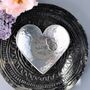 Personalised Aluminium Heart Dish 10th Anniversary, thumbnail 2 of 12
