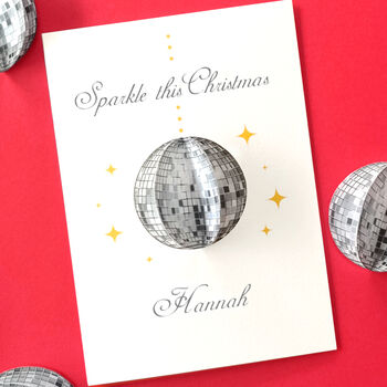 Personalised Strictly Come Dancing Style Christmas Card, 7 of 7