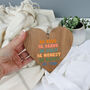 Hanging Wooden Be Kind Heart, thumbnail 2 of 5