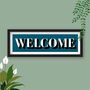 Welcome Framed Typography Print, thumbnail 10 of 10