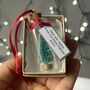 Tiny Christmas Tree In A Bottle Personalised Bauble, thumbnail 2 of 12