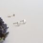 Recycled Silver Rae Studs, thumbnail 1 of 5
