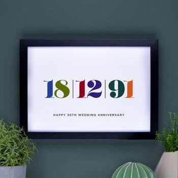 Personalised Important Date Print, 7 of 12