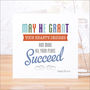 'May All Your Plans Succeed' Contemporary Bible Card, thumbnail 1 of 4
