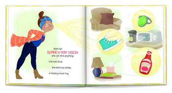 Personalised Children's Book, Super Mum, 5 of 10