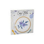 The Beekeeper Blue Flower Design Cross Stitch Kit, thumbnail 2 of 4