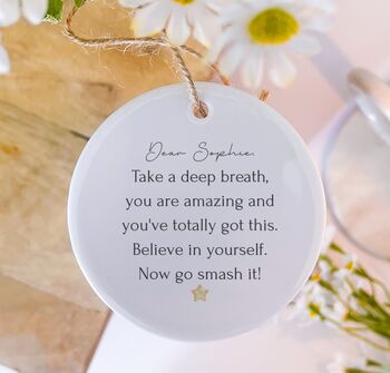 Personalised Good Luck And Smash It Candle Gift, 3 of 9