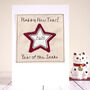 Personalised Star Christmas 2024 Or Happy New Year 2025 Card, thumbnail 7 of 12