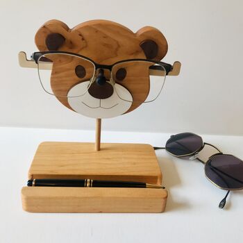 Bear Personalised Glasses Stand, 3 of 3