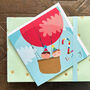 Hot Air Balloon 2nd Birthday Card, thumbnail 4 of 5