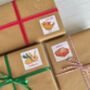 Cute Christmas Personalised Gift Stickers, thumbnail 2 of 3