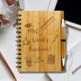 Personalised Eco Bamboo Star Teacher Notebook, thumbnail 2 of 7