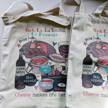 Personalised Cheese Lover Bag, 5 of 11