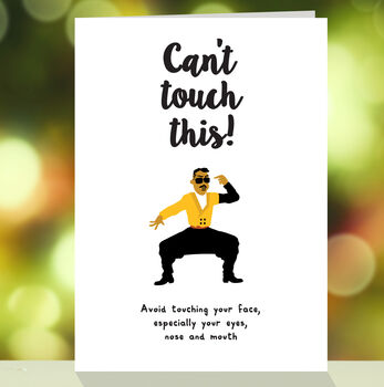 Can't Touch This, Funny Isolation Advice Card, 2 of 3