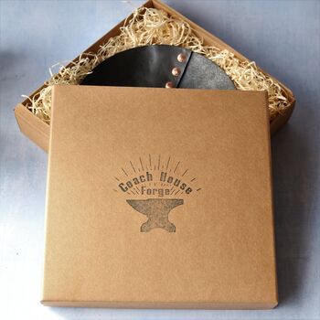 22nd Anniversary Gift, Artisan Made Copper And Iron Decorative Button Bowl, 4 of 8