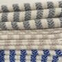 Grey Striped Design Cotton Bedspread, thumbnail 9 of 10