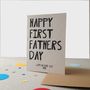 Personalised First Fathers Day Card, thumbnail 1 of 2