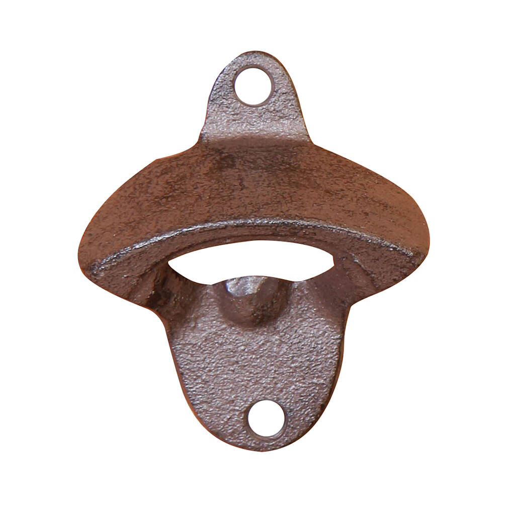 Cast Iron Wall Mounted Bottle Opener By Dibor